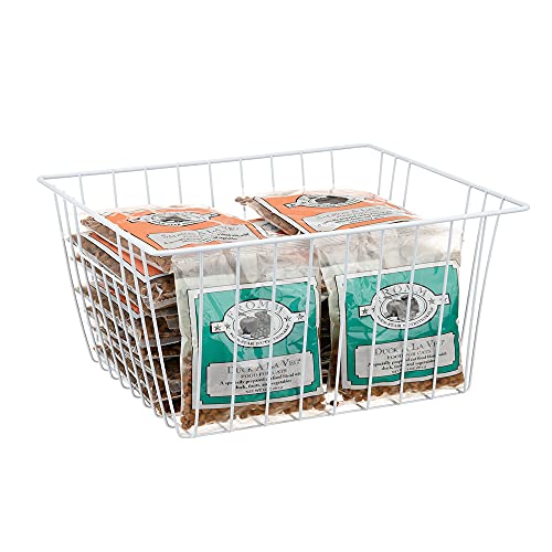 Freezer Organizer Bin, Kitchen Metal Wire Storage Basket - Image 6