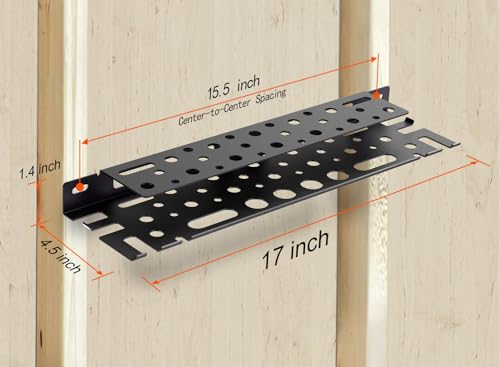Wall Mount Hand Tool Organizer, 17 inch Metal Screwdriver Holder - Image 4