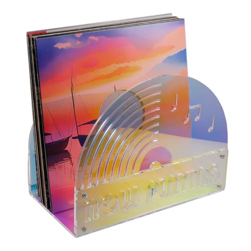 Acrylic Vinyl Record Storage Holder for 35 LPs, Now - Image 2
