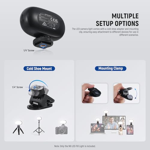 NEEWER Basics Portable Selfie Light, 3W Clip on Phone Small LED - Image 6