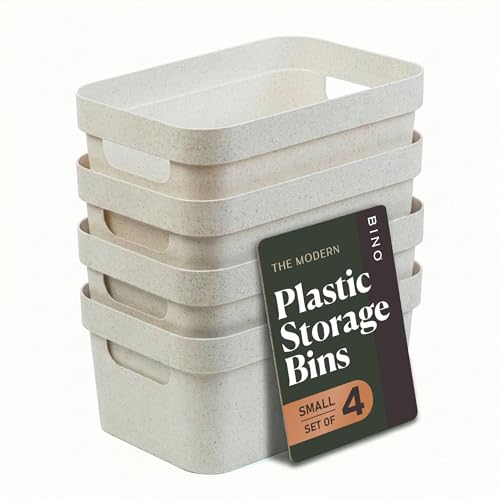 BINO | Plastic Storage Bins, 4 Liter - 4 Pack - Image 2