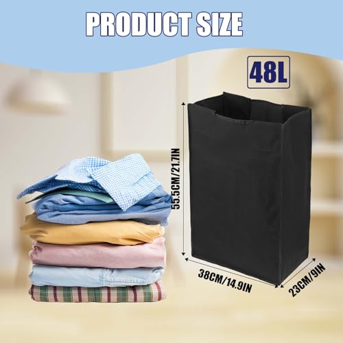 3 Pcs Laundry Sorter Replacement Bags Hamper Cart | Home Organization - Image 3