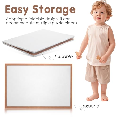 VOSAREA Foldable Puzzle Holder Frame Blank Jigsaw Board Jigsaw - Image 7