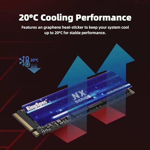 KingSpec NX Series 512GB Gen3x4 NVMe M.2 SSD, Up to 3500MB/s - Image 5