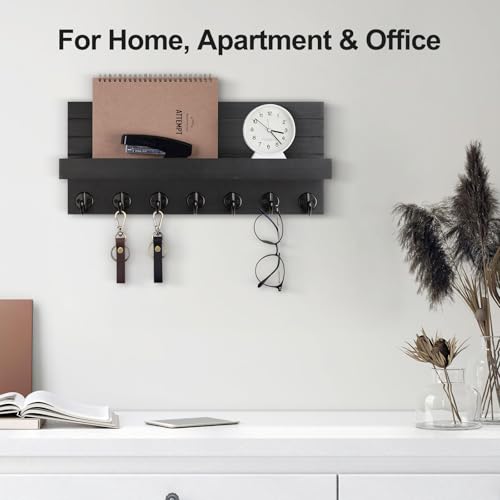 Lwenki Key Holder Wall Mount, Entryway Key and Mail Holder - Image 6