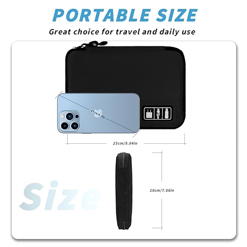 Electronics Organizer,Travel Cord Organizer Pouch - Image 4