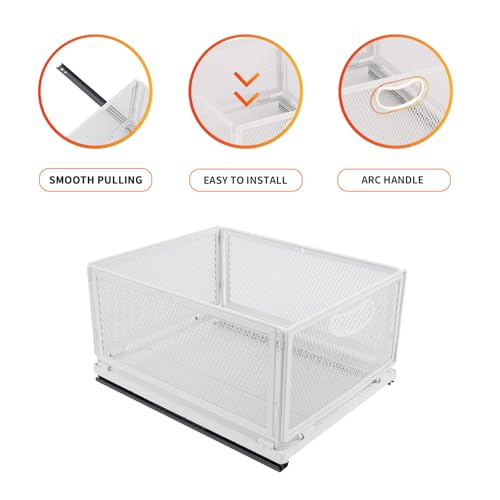 Sliding Cabinet Basket Organizer Drawer Self Adhesive - Image 6