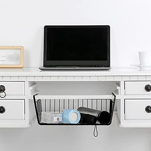 4Pcs Under Shelf Basket Metal Wire Under Cabinet Basket - Image 7
