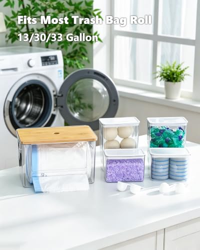 iCASA 5 in 1 Trash Bag Holder Dispenser Dishwasher & - Image 4