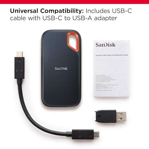 Sandisk 8TB Extreme Portable SSD, Up to 1050MB/s Read Speeds (Old - Image 5