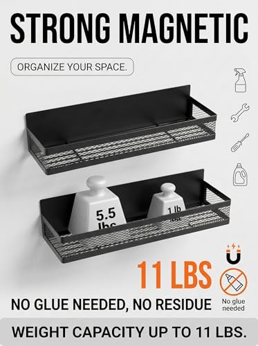 2 Pack Magnetic Laundry Organizer [Space Saving Storage] - Image 7
