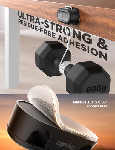 Magnetic Cable Clips - Chfeila 4Pack Cord Holder Clips, Cord - Image 5