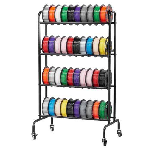 VEVOR 3D Printer Filament Storage Rack, 4 Tier Heavy Duty - Image 2