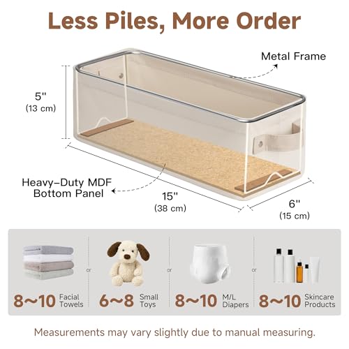 StorageWorks Narrow Storage Bins, Toilet Paper Storage - Image 3