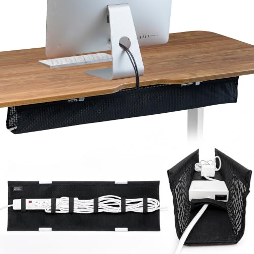 Perfect POSTURE Mesh Cable Management Tray Under Des | Cable Managemen - Image 2