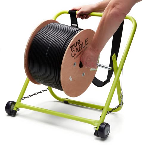 trueCABLE Wire and Cable Caddy with Wheels and Pull Strap - Image 7