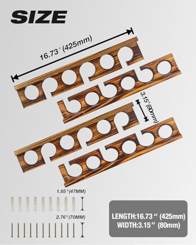 Fishing Rod Holder,Wall or Ceiling Mounted Pole Rack Garage - Image 6