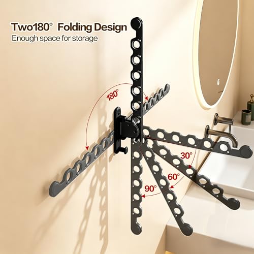 Wall Mounted Clothes Drying Rack, Laundry Clothes Hanger - Image 4