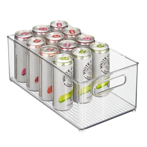 iDesign Kitchen Binz Stackable Organizer, 8" x 6" x 14.5", Clear - Image 2