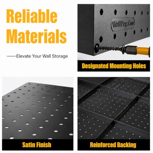 Pegboard and Hook Kit – 2 XL Panels and Hooks for Tools, Garage - Image 6