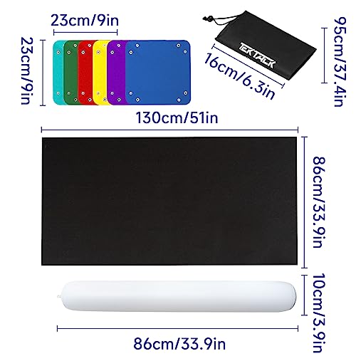 Tektalk Higher-Capacity Design, Jigsaw Puzzle Roll-up Mat - Image 4
