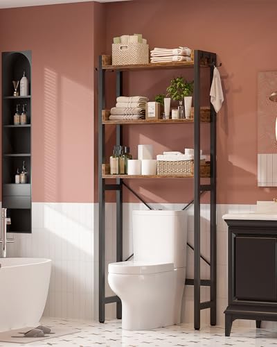 Over-The-Toilet Storage Rack, 3-Tier Bathroom Organizer - Image 3