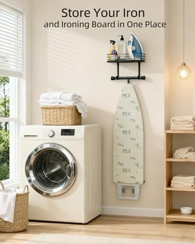 THYGIFTREE Ironing Board Hanger Wall Mount, Iron Board - Image 6