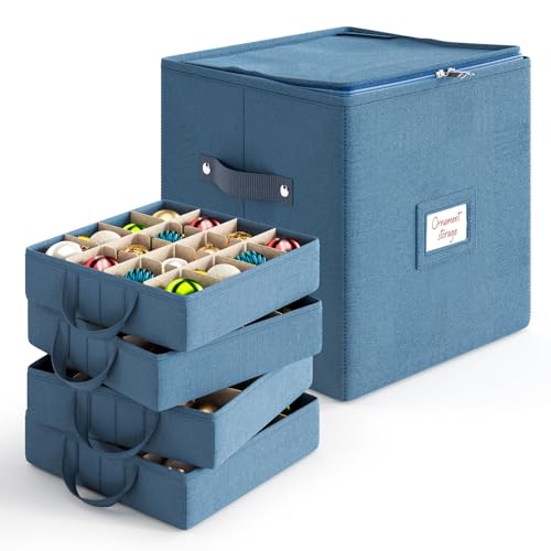 Hearth & Harbor Christmas Ornament Storage Box With 4 - Image 2