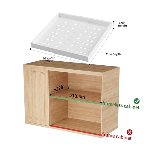 DEKAVA 4 Pack Pull Out Cabinet Organizer Expandable, Adhesive - Image 3