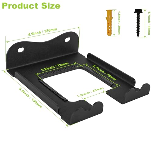 2Pcs Garage Organizer Trimmer Rack,Garden Power Tool - Image 3