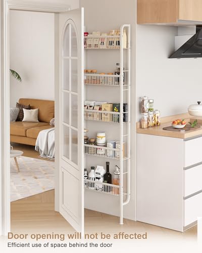 UMDONX Narrow 5-Tier Behind-the-Door Bathroom Storage Rack - Image 5