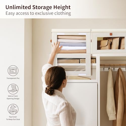 Homsorout Large Closet Storage Organizer - Clothes Storage Bins - Image 5