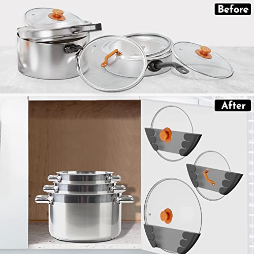 Universal Pot Lid Organizer for Cabinet - Upgraded Patented - Image 7