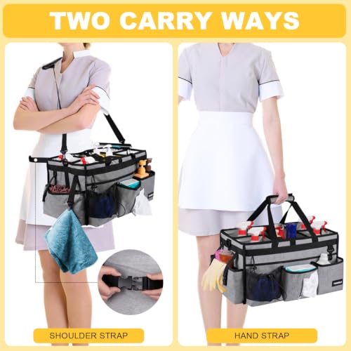 Extra Large Cleaning Caddy Bag with Rigid Support Board, Cleaning - Image 7