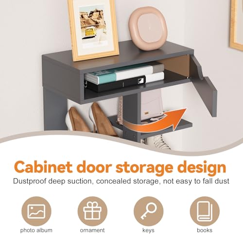 7 Tier Shoe Rack Tall Narrow, Space Saving Organizer with Closed - Image 4