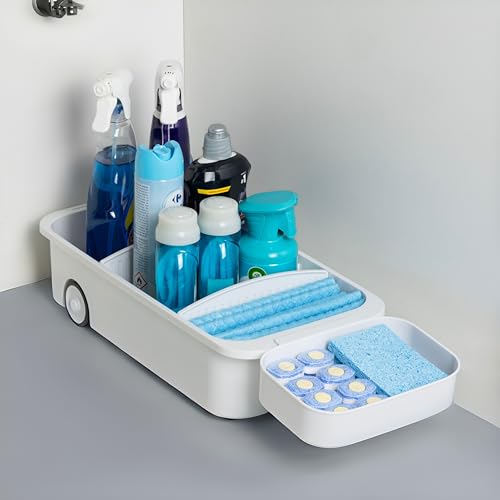 GAROOD Kitchen Under Sink Organizer Cleaning Supply Caddy Storage - Image 2