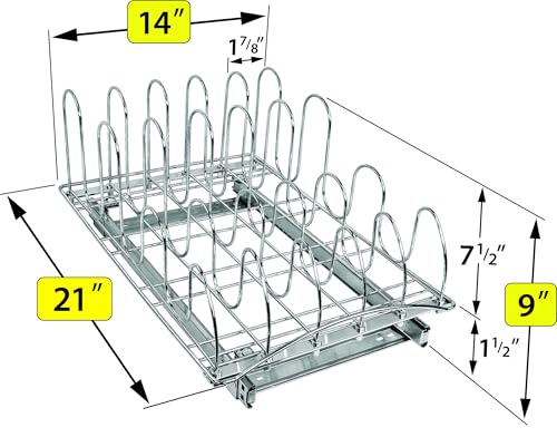 LYNK PROFESSIONAL® Pull Out Pot and Pan Lid Organizer - Image 4