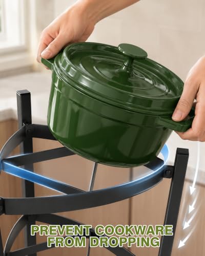 6-Tier Cast Iron Freestanding Pot Rack, 264 Lbs Capa | All Products - Image 7
