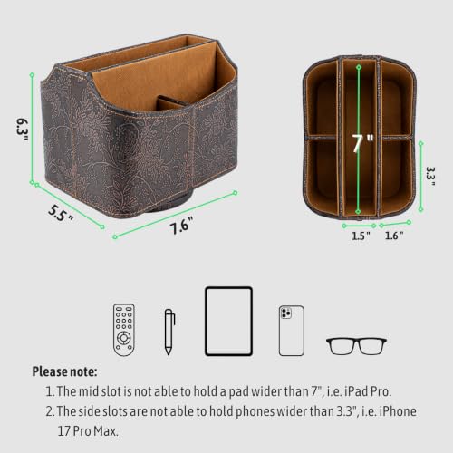 Remote Control Holder, Spinning Desk Organizer with | All Products - Image 7