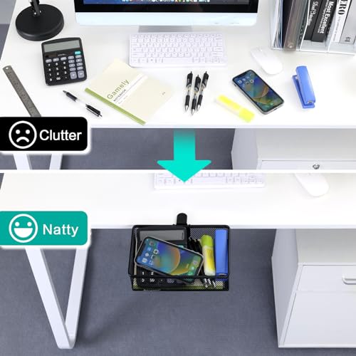 Under Desk Drawer, Clamp on Desk Organizer Under Table - Image 4
