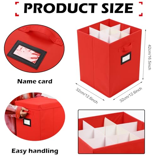 2 Pack 16 Inch Large Christmas Nutcracker Storage Box Hold - Image 4