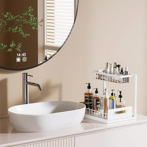 Under Sink Organizer and Storage 2 Pack, Slide Out Cabinet - Image 6