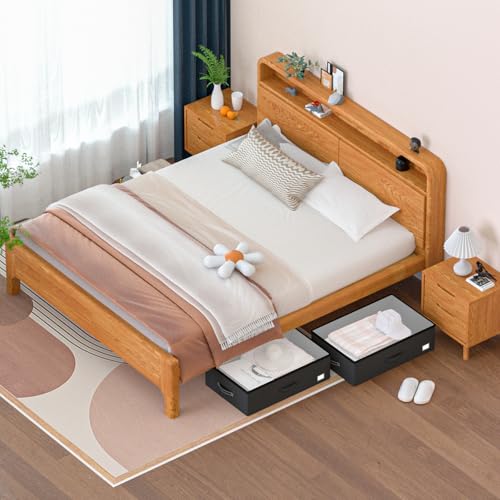 Under Bed Storage with Wheels, 12 inches height，Black - Image 7