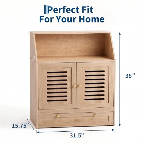 Takywep Wooden Mess-Proof Elevated Dog Feeding Station - Image 5