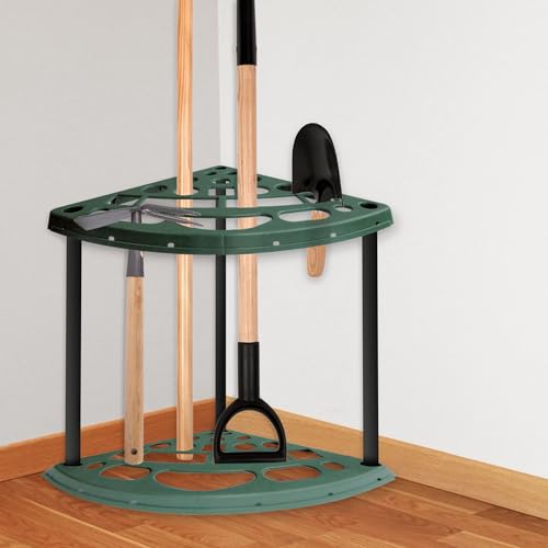 Garden Tool Organizer - Corner Storage Rack that Holds 18 - Image 5