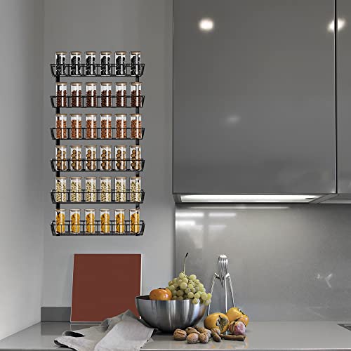 SWOMMOLY Wall Mount Spice Rack Organizer, 12-Tier - Image 5