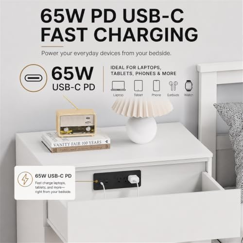 Recessed Power Strip with 65W USB C, Countertop Desk Outlet - Image 5