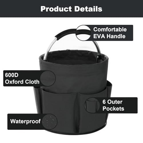 Cleaning Caddy with Handle, Cleaning Supplies Organizer - Image 6