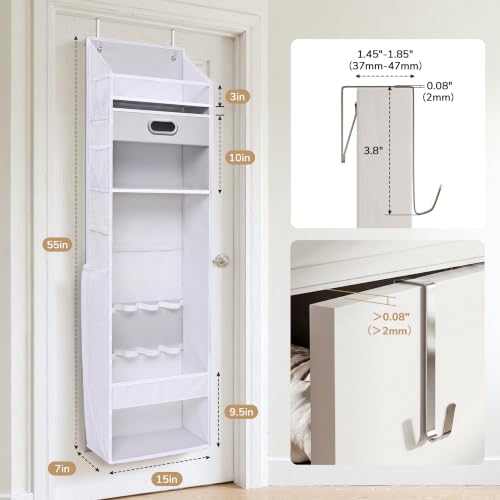 Ordovibe Wrapping Paper Storage Organizer, Over The Door - Image 7
