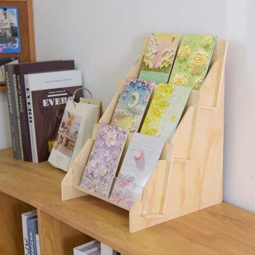 Greeting Card Display Stand, 3 Tier Postcard Display | All Products - Image 4